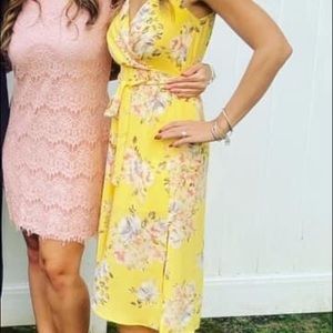 Yellow Floral Dress